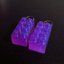 Load image into Gallery viewer, Glitter Lego Earrings✨