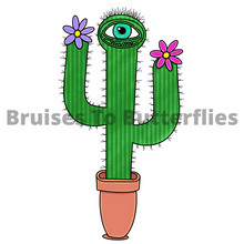 Load image into Gallery viewer, One Eyed Cactus Sticker🌵👁