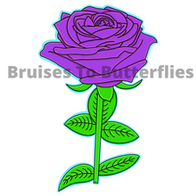 Load image into Gallery viewer, Purple Rose Sticker🌹💜