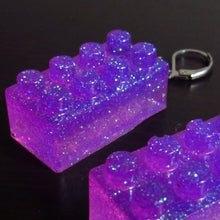 Load image into Gallery viewer, Glitter Lego Earrings✨
