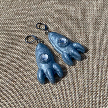 Load image into Gallery viewer, Sky Gray Rocket Ship Earrings🚀