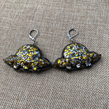 Load image into Gallery viewer, Star & Moon Glitter Spaceship Earrings🛸