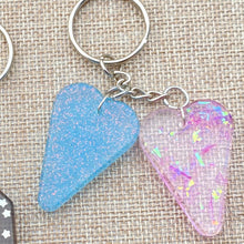 Load image into Gallery viewer, Double Resin Piece Keychains💙