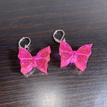 Load image into Gallery viewer, Pink Butterfly Earrings💖🦋