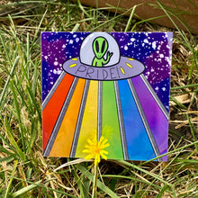 Load image into Gallery viewer, Rainbow Spaceship Pride Alien🌈🛸👽