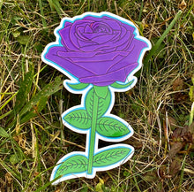Load image into Gallery viewer, Purple Rose Sticker🌹💜