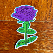 Load image into Gallery viewer, Purple Rose Sticker🌹💜