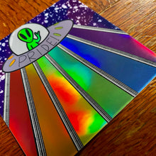 Load image into Gallery viewer, Rainbow Spaceship Pride Alien🌈🛸👽