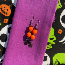 Load image into Gallery viewer, Neon Orange Star Earrings⭐️🧡