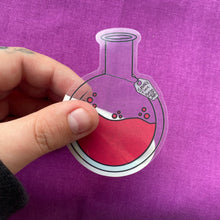 Load image into Gallery viewer, Spooky Time Potion Clear Stickerđ§Ș