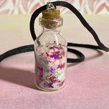 Load image into Gallery viewer, Butterfly Glitter Bottle Necklace