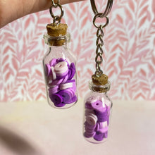 Load image into Gallery viewer, Purple Delight Bottle Keychains