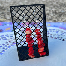 Load image into Gallery viewer, Abstract Beaded Stone Earrings