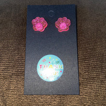Load image into Gallery viewer, Assorted Pink Glitter Stud Earrings💗