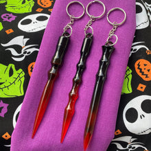 Load image into Gallery viewer, Long Self Defense Keychains❤️🖤