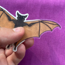 Load image into Gallery viewer, Flying Bat Clear Stickerš¦