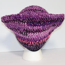 Load image into Gallery viewer, Blackberry Pie Crochet Cat Hat
