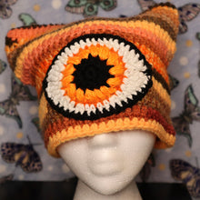 Load image into Gallery viewer, The Pumpkin King Eyeball Cat Hat
