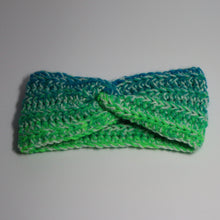 Load image into Gallery viewer, Neon Splat Crochet Twist Headband
