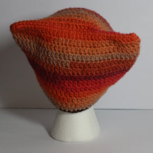 Load image into Gallery viewer, Mid Fall Sunset Crochet Cat Hat
