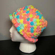 Load image into Gallery viewer, Pastel Party Crochet Bucket Hat
