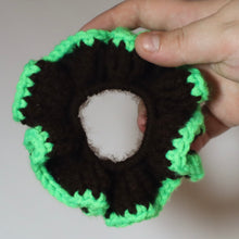 Load image into Gallery viewer, Coffee Witch Crochet Scrunchie
