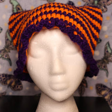 Load image into Gallery viewer, Halloween Witch Frilly Cat Hat
