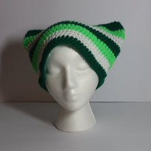 Load image into Gallery viewer, Electric Green Apple Crochet Cat Hat
