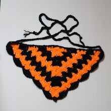Load image into Gallery viewer, Halloween Sparkle Crochet Bandana
