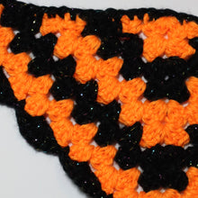 Load image into Gallery viewer, Halloween Sparkle Crochet Bandana
