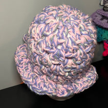 Load image into Gallery viewer, Lavendar Fields Chunky Crochet Bucket Hat
