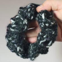 Load image into Gallery viewer, Ghost Whispers Crochet Scrunchie
