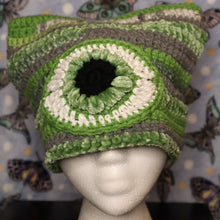 Load image into Gallery viewer, Forest Gaurdian Eyeball Cat Hat
