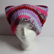 Load image into Gallery viewer, Cherry Flamingo Crochet Cat Hat
