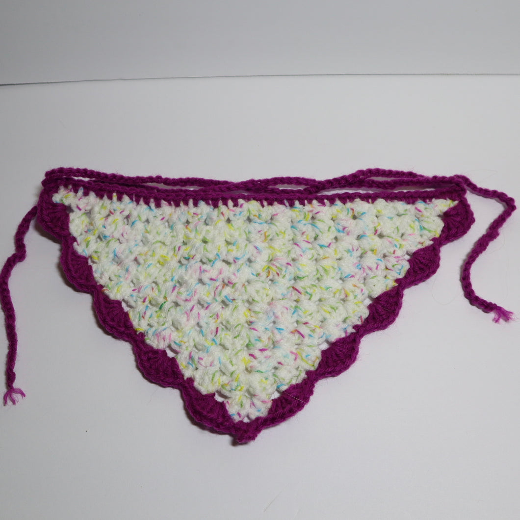 Party Frosting Crochet Bandana