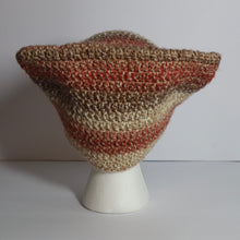 Load image into Gallery viewer, Fall Latte Crochet Cat Hat
