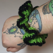 Load image into Gallery viewer, Goblin Warts Crochet Scrunchie
