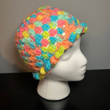 Load image into Gallery viewer, Pastel Party Crochet Bucket Hat
