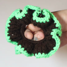 Load image into Gallery viewer, Coffee Witch Crochet Scrunchie
