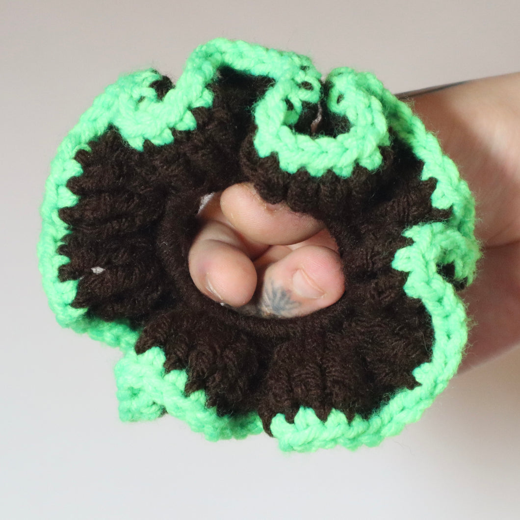 Coffee Witch Crochet Scrunchie