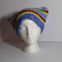 Load image into Gallery viewer, Hot Dog in the Sky Crochet Cat Hat
