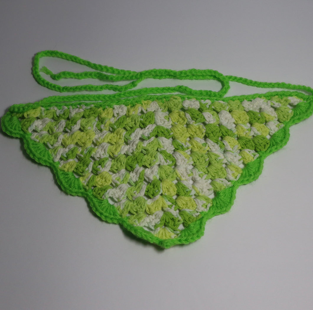 Toxic Spillage Crochet Bandana