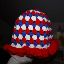 Load image into Gallery viewer, Let’s Go Buffalo Crochet Bucket Hat
