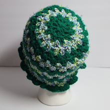 Load image into Gallery viewer, Deep In The Forest Crochet Frilly Bucket Hat
