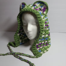 Load image into Gallery viewer, Grapes &amp; Jelly Bears Crochet Hood
