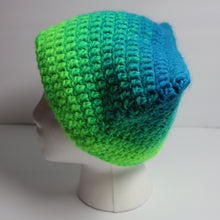 Load image into Gallery viewer, Sour Neon Rave Crochet Cat Hat
