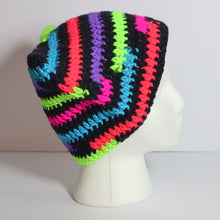 Load image into Gallery viewer, Like Neon Lights Crochet Cat Hat
