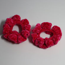 Load image into Gallery viewer, Juicy Pink Sparkle Scrunchies (2-Pack)
