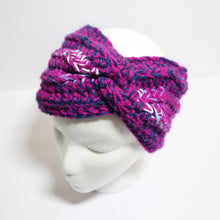 Load image into Gallery viewer, Purple Clouds Crochet Headband
