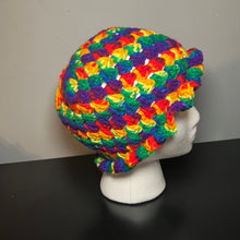 Load image into Gallery viewer, Rainbow Swirl Crochet Bucket Hat
